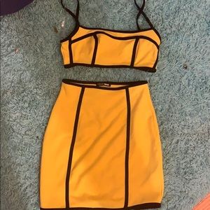 Fashion nova top and skirt